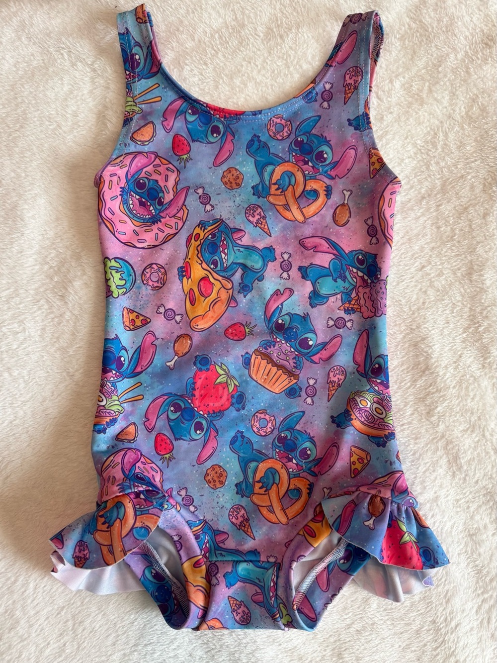 Wild Rich Kids Disney’s Lilo & Stitch Snacks One-Piece Swimsuit
